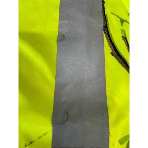 SS360° Backwoods Camo/Florescent Green Reflective Safe Shirt/Short Sleeve/SZ XXL - Picture 4 of 6